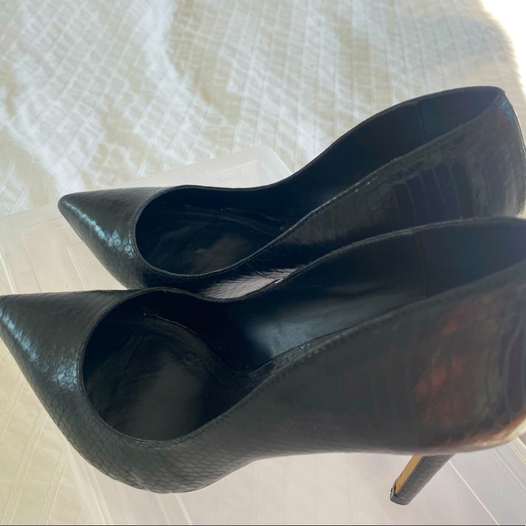 Black Aldo heels size 7.5 - Picture 1 of 8